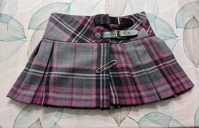 Kilt hot sale scozzese bambina