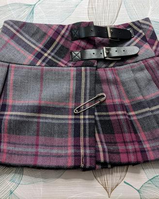 Gonna kilt scozzese bambina tg 2 anni