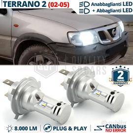Kit Luci LED H4 Per Fari NISSAN TERRANO 2 2002-05