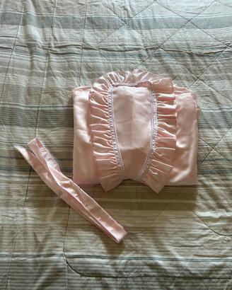 Vestaglia da notte lunga rosa