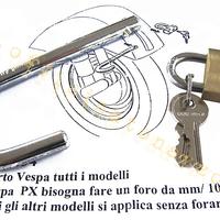 Lucchetto antifurto alla ruota per Vespa 50 - Prim