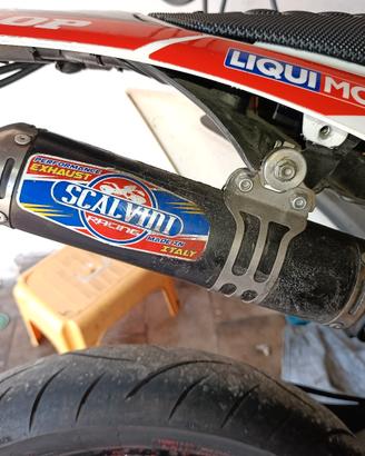 Silenziatore + pancia Scalvini racing 70/80cc am6