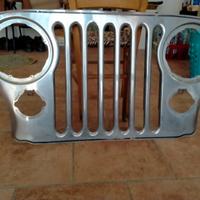 Mascherina cromata jeep 