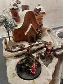 Casetta giocattolo per villaggio di natale 