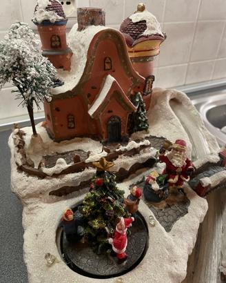 Casetta giocattolo per villaggio di natale 