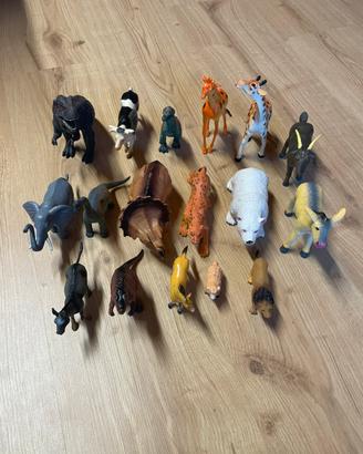 Set animali giocattolo