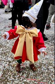 Abito Carnevale Pinocchio sartoriale
