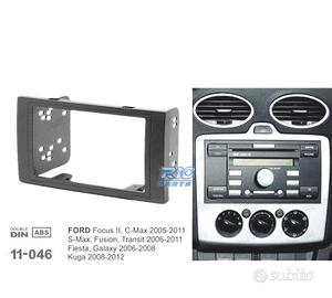 TELAIO NERO RADIO 2-DIN PER FORD FOCUS C-MAX S-MAX