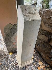 Coppia antiche colonne marmo da recupero