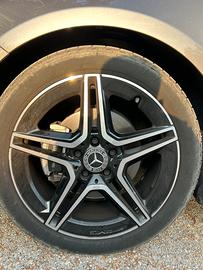Mercedes cerchio in lega diamantato da 18