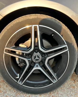 Mercedes cerchio in lega diamantato da 18