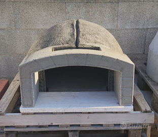 Forno a legna 80 cm prefabbricato con arco