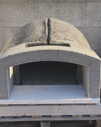 Forno a legna 80 cm prefabbricato con arco