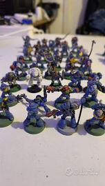 Lotto Warhammer 40K Space Marines Ultramarines