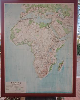 Africa carta geografica