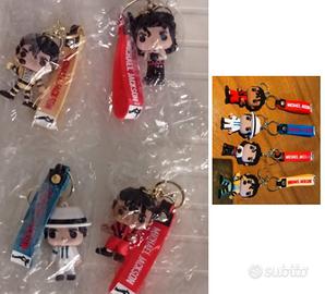 4 portachiavi keychain Michael Jackson Funko Pop