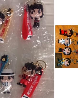 4 portachiavi keychain Michael Jackson Funko Pop