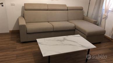 Divano Letto Angolare con Penisola CONTENITORE