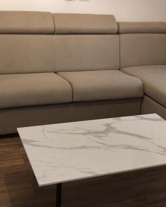 Divano Letto Angolare con Penisola CONTENITORE