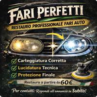 Restauro fari opacizzati Valle D'Aosta