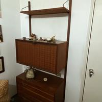 Mobile bar anni ‘70 in legno teak