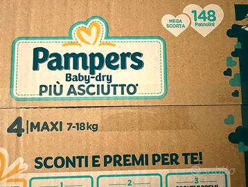 Pampers baby dry e progressi