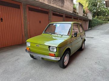 Fiat 126 1972 iscritta ASI – verde oliva originale