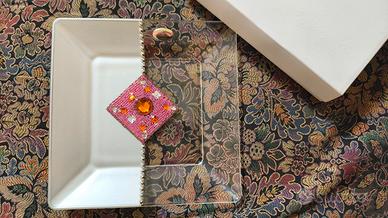 Svuotatasche in vetro con scatola – Enrico Coveri