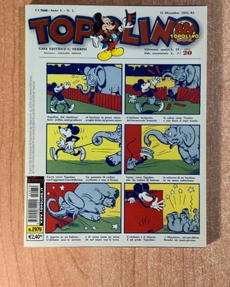 Topolino 2979 Spec. 80 Anni Cover N.1 Nerbini 1932