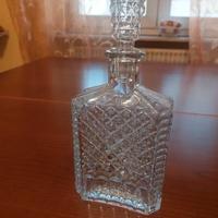 Bottiglia vintage per whisky in cristallo perfetta