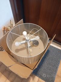 Lampadario cromato