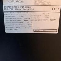 Stufa a pellet PUROS Dedalo Hydro 4/15 Small –