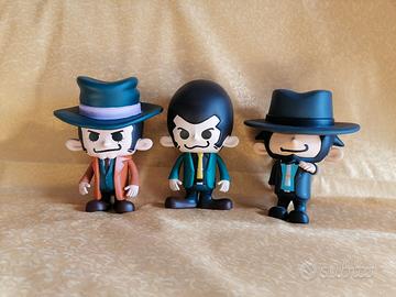 lotto Lupin terzo zenigata goemon 3 action figure 