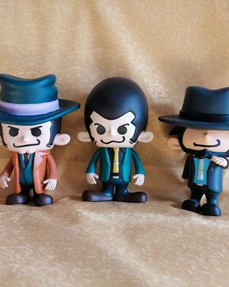 lotto Lupin terzo zenigata goemon 3 action figure 