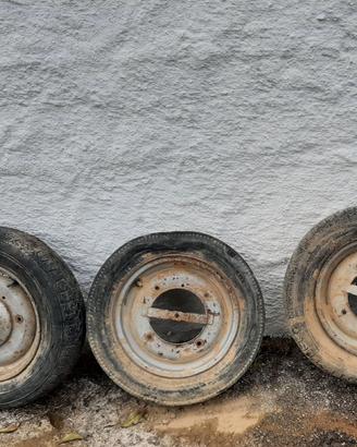 CERCHIO FIAT 500 D F L EPOCA RUOTA 8 BULLONI