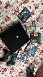 ps4 pro+2 controller originali+giochi