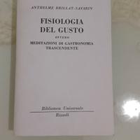 Libro Fisiologia del gusto BUR Rizzoli 1955