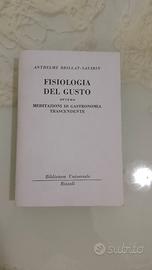 Libro Fisiologia del gusto BUR Rizzoli 1955