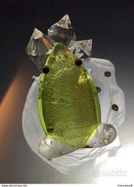 Rana soprammobile in vetro