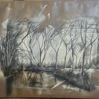 Splendido dipinto su pelle