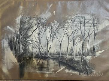 Splendido dipinto su pelle