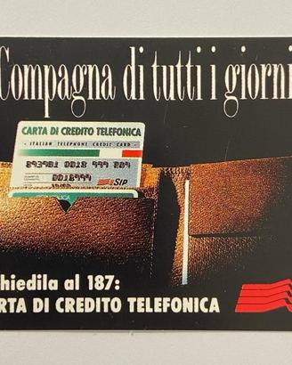 Scheda telefonica SIP "Compagna di tutti i giorni"