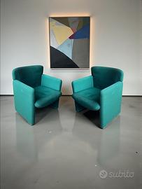 Design Coppia di poltrone S148 Tecno Spa 1970