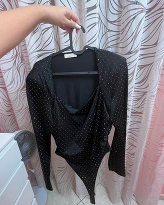body brillantini donna