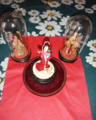 3 miniature GEISHA