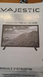 Televisore tv led majestic tvd 227 s2 uhd