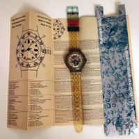 Swatch Scuba Diving 200 Watch JELLY BUBBLE SDK104