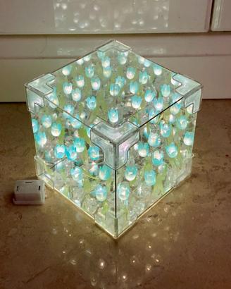 Luce notturna di tulipani infiniti