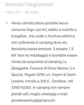 climatizzatore e bicicletta
