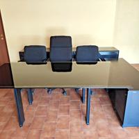 Set completo di Mobili per ufficio - Colore nero